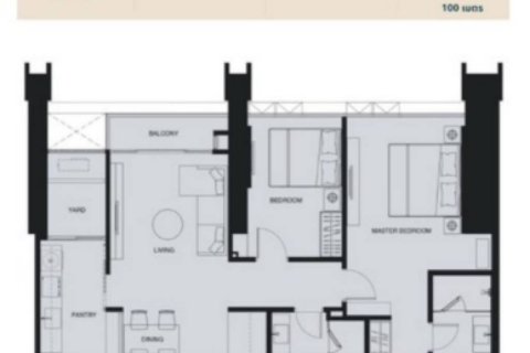 Condo à Dusit, Bangkok, Thaïlande, 2 chambres  № 172675 - photo 5