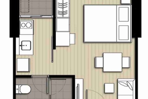 Condo à Bangkok, Thaïlande, 1 chambre № 208662 - photo 6