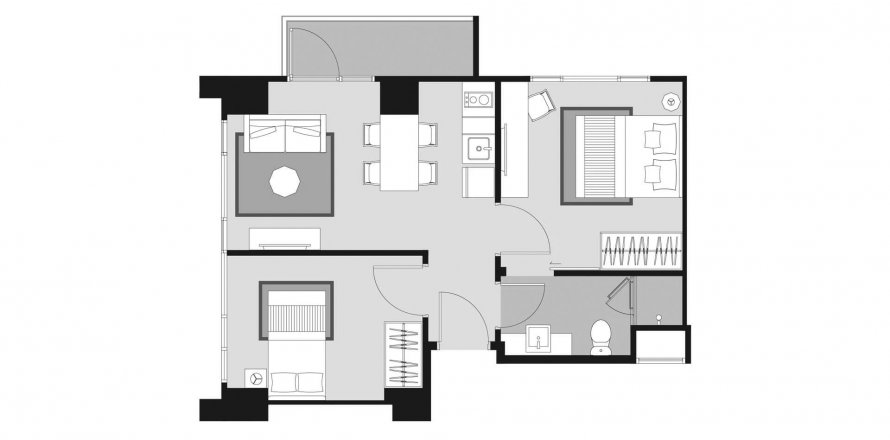 ЖК Whizdom Avenue Ratchada - Ladprao в Чатучаке, Бангкок, Таиланд № 134185 - фото 1