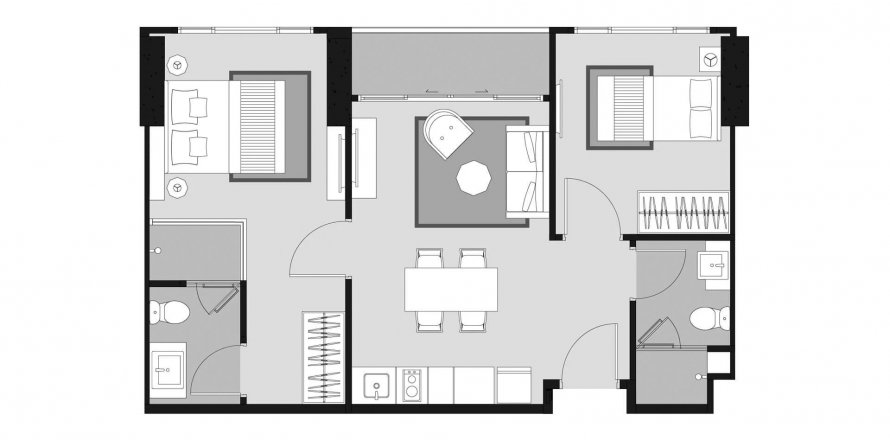 ЖК Whizdom Avenue Ratchada - Ladprao в Чатучаке, Бангкок, Таиланд № 134185 - фото 1
