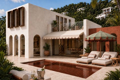 Villa auf Chaweng Beach, Ko Samui, Thailand 1 Schlafzimmer № 222418 - Foto 9