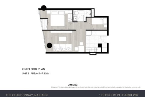 Condo sur Nai Harn Beach, Thaïlande, 1 chambre  № 169764 - photo 10