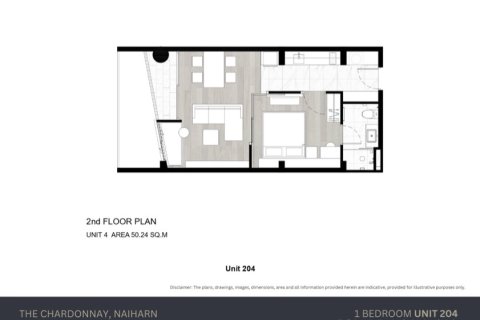 Condo sur Nai Harn Beach, Thaïlande, 1 chambre  № 169763 - photo 9