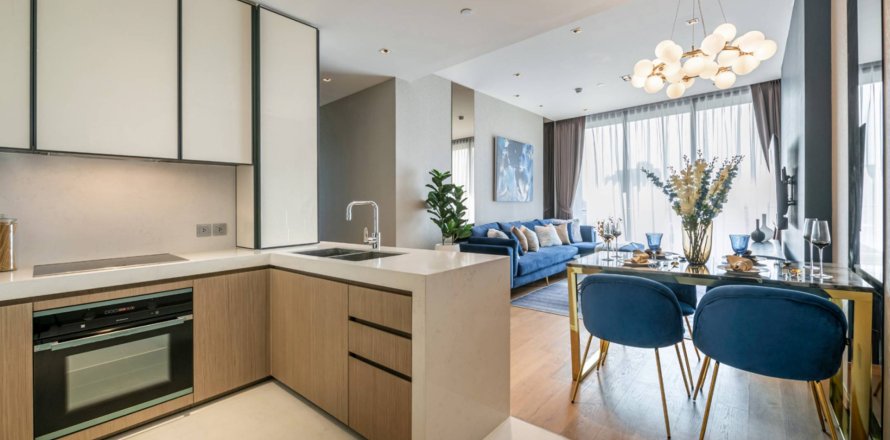 Condo à Bangkok, Thaïlande, 2 chambres № 180544