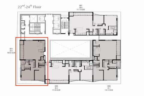 Кондоминиум с 2 спальнями в Банг Раке, Бангкок, Таиланд № 135802 - фото 4
