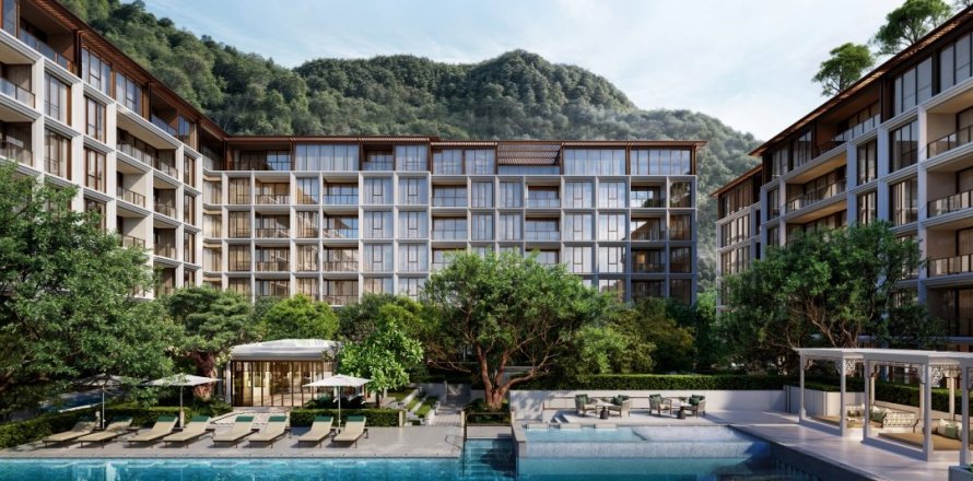 Condo à Kamala, Thaïlande, 1 chambre  № 179219