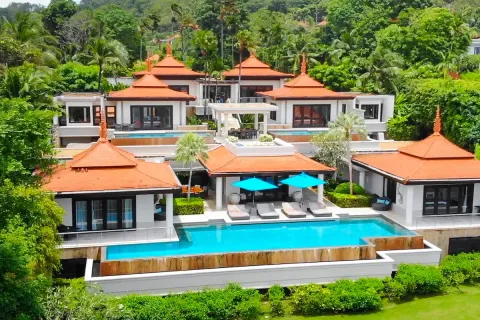 Villa sur Layan Beach, Thaïlande 6 chambres № 190560