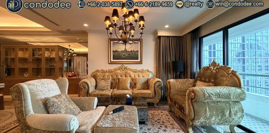 Condo à Sathon, Bangkok, Thaïlande, 3 chambres  № 201357