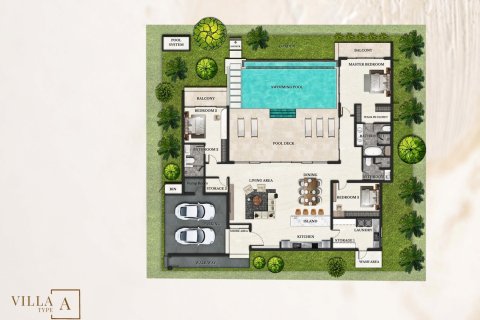 Villa in Hua Hin, Thailand 3 bedrooms № 165491 - photo 17