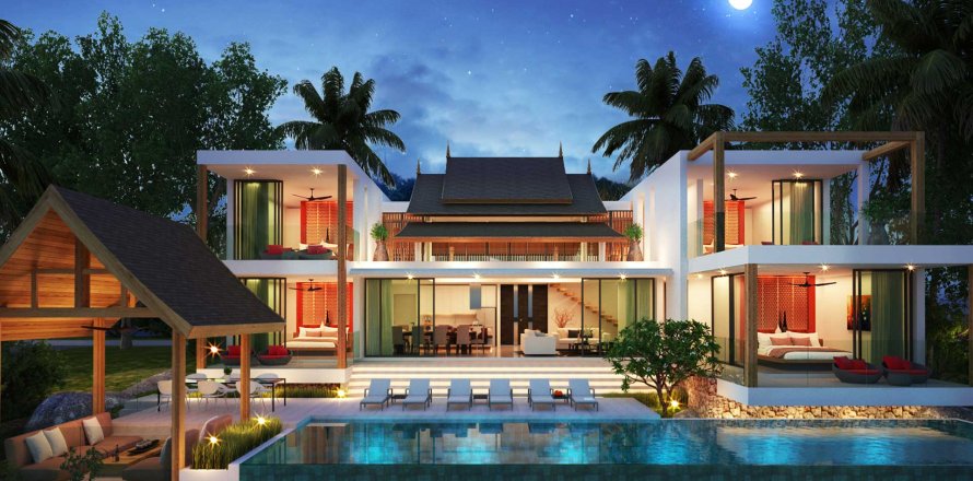 Villa in Ko Samui, Thailand 5 bedrooms № 180225