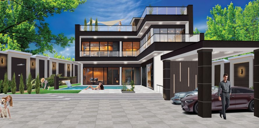 Дом в Хуа Хине, Таиланд с 5 спальнями  № 156575