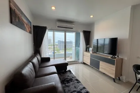Condominio de 1 dormitorio en Jomtien Beach, Pattaya, Tailandia № 211756 - foto 2