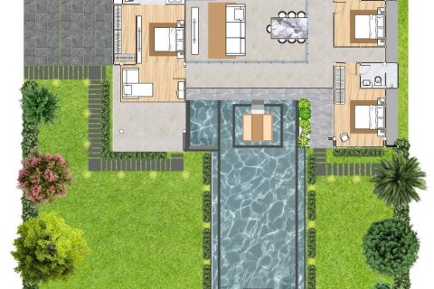 Villa in Hua Hin, Thailand 4 Schlafzimmer № 222536 - Foto 26