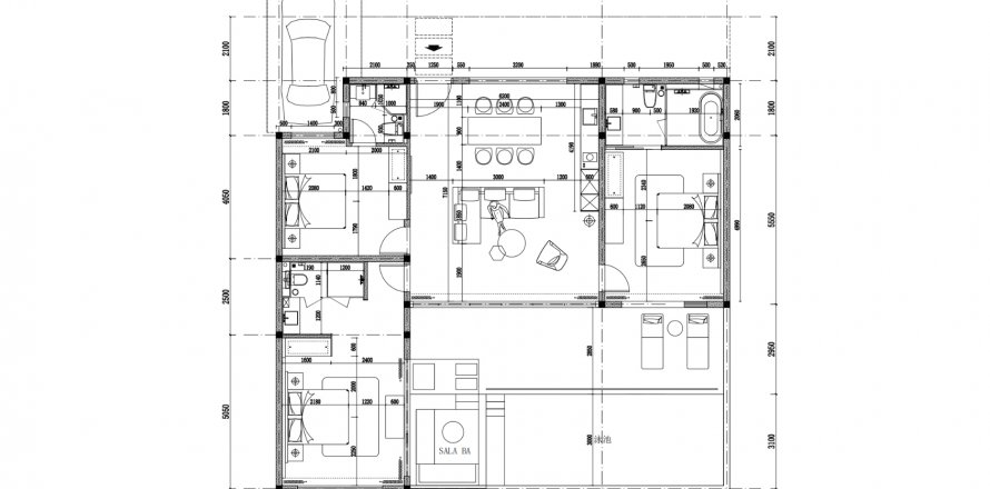 Hors-plan Vanya Sicily Sea View Villa sur Chaweng Beach, Ko Samui, Thaïlande № 133145 - photo 1