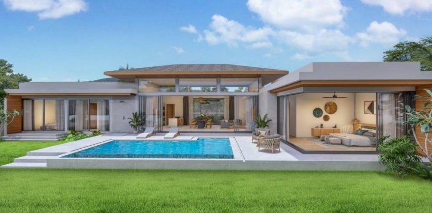 Villa à Ko Samui, Thaïlande 3 chambres № 116851