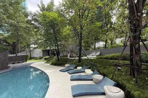 Studio dans le Condo à Din Daeng, Bangkok, Thaïlande  № 170862 - photo 13