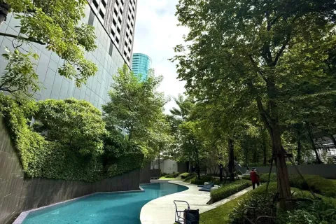 Studio dans le Condo à Din Daeng, Bangkok, Thaïlande  № 170862 - photo 14