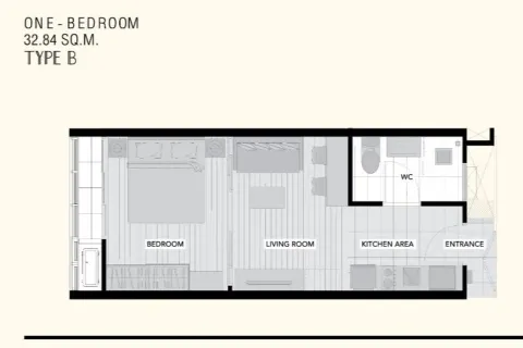 Studio dans le Condo à Din Daeng, Bangkok, Thaïlande  № 170862 - photo 17