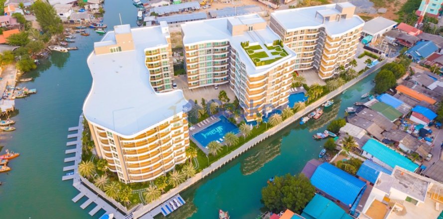 Estudio en el condominio en Pattaya, Tailandia № 209372