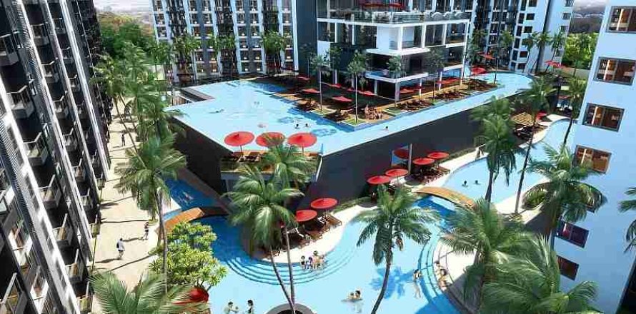 Condo à Pattaya, Thaïlande, 1 chambre № 208947