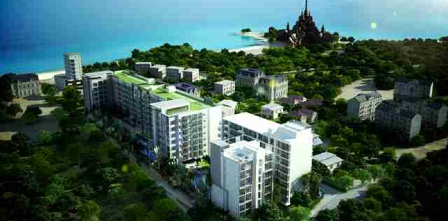 Condo à Pattaya, Thaïlande, 1 chambre  № 208944