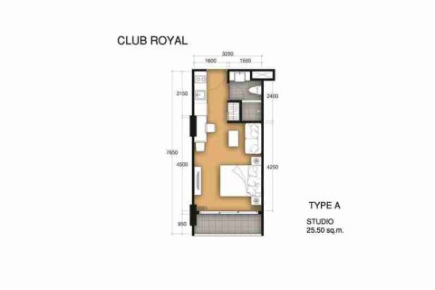 Condo à Pattaya, Thaïlande, 1 chambre  № 208944 - photo 7