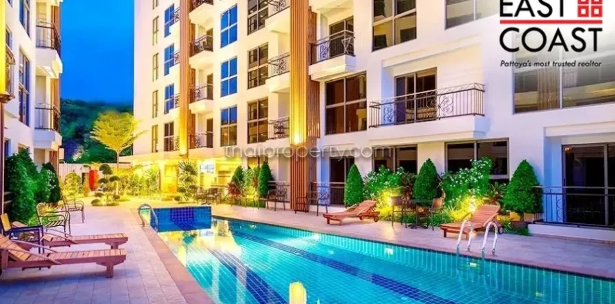 Estudio en el condominio en Pattaya, Tailandia № 213508