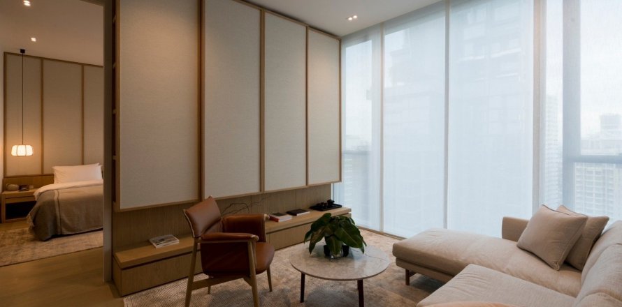 Кондоминиум с 1 спальней в Ваттхане, Бангкок, Таиланд № 133730