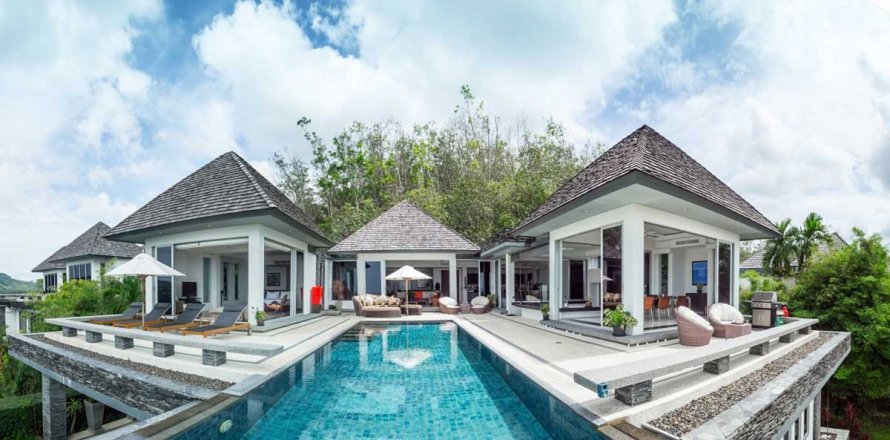 Вилла на Пляже Лаян, Таиланд с 5 спальнями  № 133735