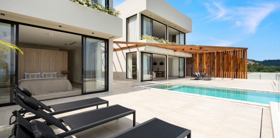 Дом в Самуи, Таиланд с 4 спальнями  № 158896