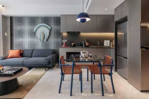 Студия в кондо в Патхум Ване, Бангкок, Таиланд № 141016 - фото 1