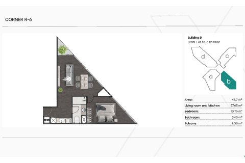 Condo à Rawai, Thaïlande, 1 chambre  № 165080 - photo 23