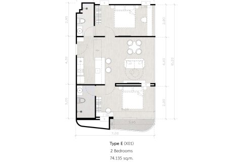 Condo à Pattaya, Thaïlande, 2 chambres  № 170290 - photo 15