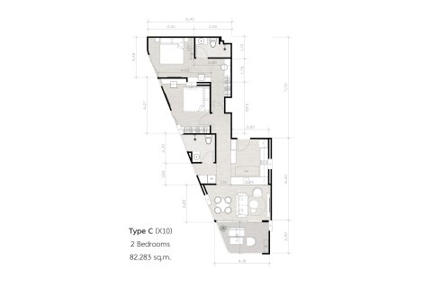 Condo in Pattaya, Thailand, 2 bedrooms  № 170289 - photo 12