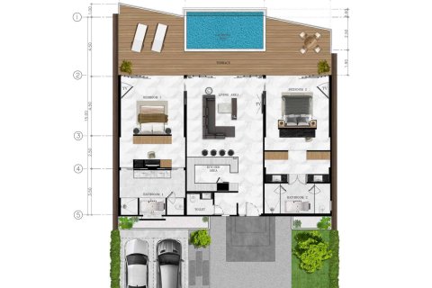 Villa in Ko Samui, Thailand 2 bedrooms № 166758 - photo 3