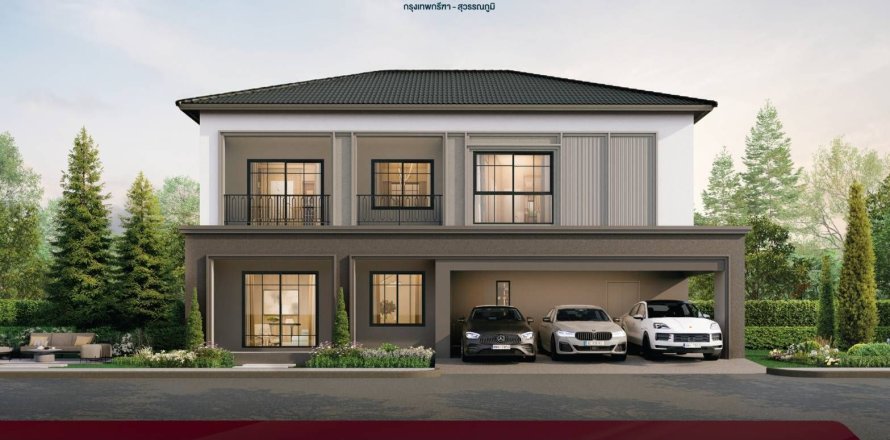 Дом в Лат Крабанге, Бангкок, Таиланд с 4 спальнями № 154802