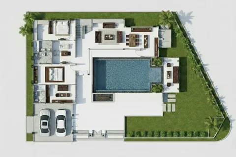 Casa de 5 dormitorios en Jomtien Beach, Pattaya, Tailandia № 210974 - foto 13