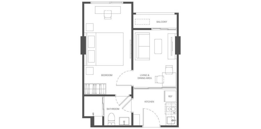 Off-plan The Base Ratchada 19 in Bangkok, Thailand № 169679 - photo 1