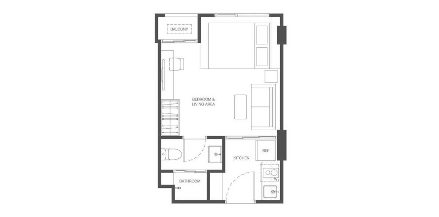 Off-plan The Base Ratchada 19 in Bangkok, Thailand № 169679 - photo 1