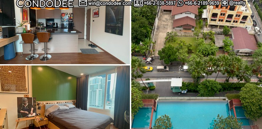 Condo à Watthana, Bangkok, Thaïlande, 1 chambre № 200997