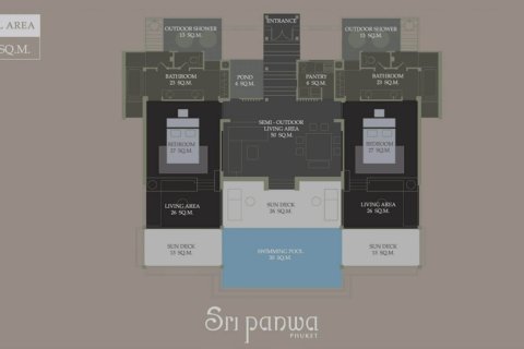 Condo à Wichit, Thaïlande, 2 chambres  № 165075 - photo 13