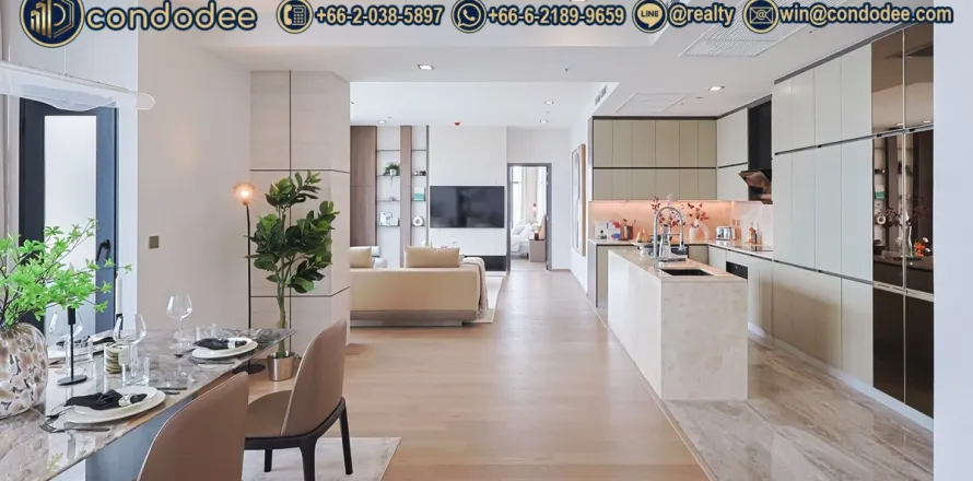 Eigentumswohnung in Bangkok, Thailand, 3 Schlafzimmer № 220536