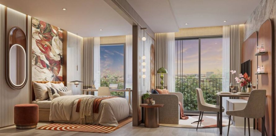 Кондоминиум с 1 спальней в Бангкоке, Таиланд № 173062