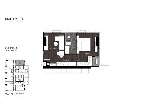 Eigentumswohnung in Phaya Thai, Bangkok, Thailand, 1 Schlafzimmer № 222461 - Foto 12