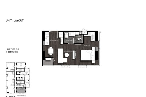 Eigentumswohnung in Phaya Thai, Bangkok, Thailand, 1 Schlafzimmer № 222461 - Foto 13