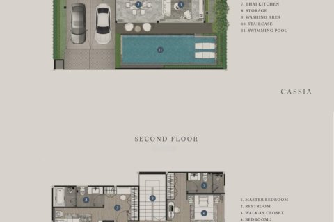 House in Pattaya, Thailand 4 bedrooms № 55112 - photo 28