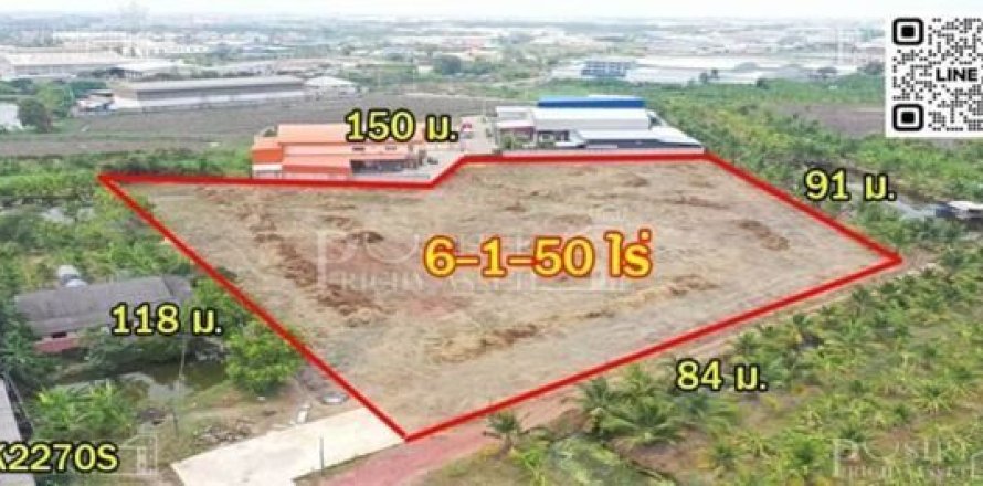 Land in Samut Sakhon, Thailand 9600 sq.m. № 160412