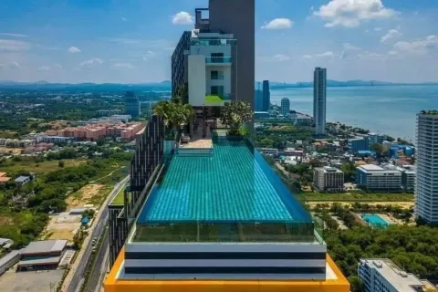 Condominio de 1 dormitorio en Jomtien Beach, Pattaya, Tailandia № 211684 - foto 19