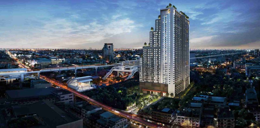 Studio dans le Condo à Bangkok, Thaïlande № 208866