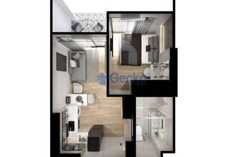 Condominio de 1 dormitorio en Pattaya, Tailandia № 209323 - foto 9
